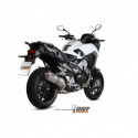 MIVV Exhaust HONDA CROSSRUNNER OVAL Titan mit Carbon Kappe H.058.LNC