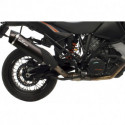 SBK NERO KTM 1050 ADV - 1190/R ADV - 1290 SUPER ADV INOX w/bags SLIP-ON 14033