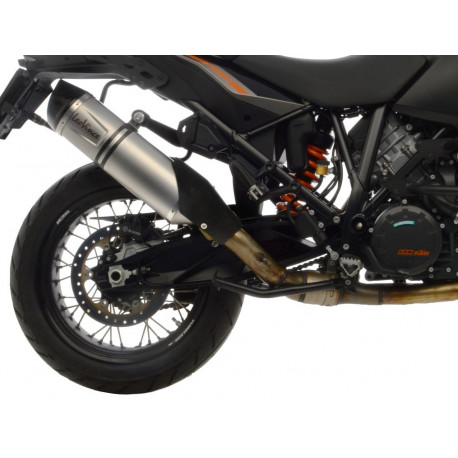SBK LV ONE EVO KTM 1050 ADV - 1190/R ADV - 1290 SUPER ADV INOX w/bags SLIP-ON 14159E