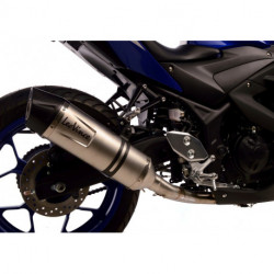 SBK LV ONE EVO 2/1 YAMAHA YZF R3-R25 - MT25-MT03 INOX FULL SYSTEM 2/1 14122E