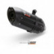 MIVV Exhaust HONDA CBR 250 R SUONO Stahl in Schwarz H.047.L9