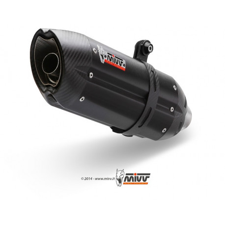 MIVV Exhaust HONDA CBR 250 R SUONO Stahl in Schwarz H.047.L9