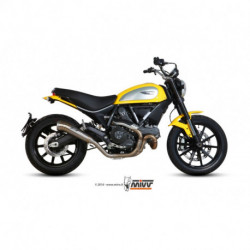 MIVV Exhaust DUCATI SCRAMBLER 800 GHIBLI Edelstahl D.035.SGX