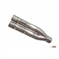 MIVV Exhaust DUCATI SCRAMBLER 800 DOUBLE GUN FULL TITANIUM D.032.LDG