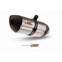 MIVV Exhaust DUCATI SCRAMBLER 800 SUONO Edelstahl mit Carbon Kappe D.032.L7