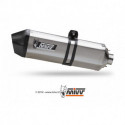 MIVV Exhaust BMW R 1200 R SPEED EDGE Edelstahl mit Carbon Endkappe B.028.LRX