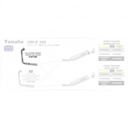 Arrow Krümmer YAMAHA YZF R 125 51011MI