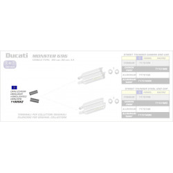 Einschubkatalysator für verschiedene Modelle DUCATI MONSTER 696 11005KZ