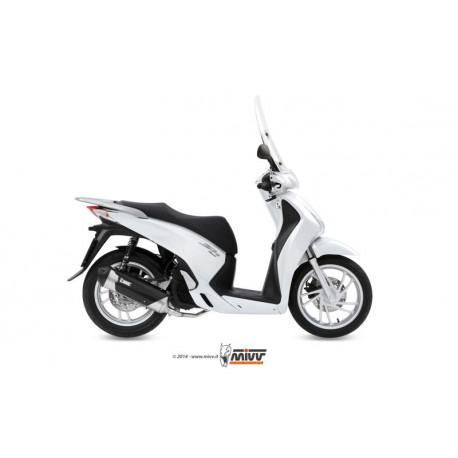 MIVV Exhaust HONDA SH 125 - Edelstahl C.HO.0006.B