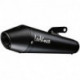 SBK GPstyle Black KAWASAKI ER-6N/F / VERSYS 650 i.e. INOX SLIP-ON 7918B