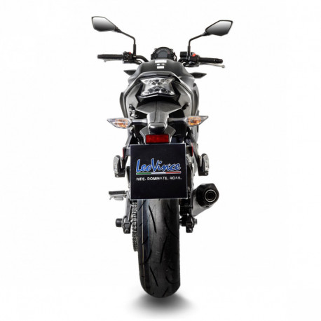 SBK LV ONE EVO 2/1 KAWASAKI Z 650/NINJA 650 INOX FULL SYSTEM 14181E