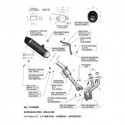 SBK LV ONE EVO 2/1 KAWASAKI Z 650/NINJA 650 CAR with catalyst FULL SYSTEM 14182EK