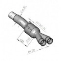 SBK EU-APPROVED CATALYTIC CONVERTER MANIFOLD N/A 16000