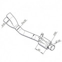 SBK EU-APPROVED CATALYTIC CONVERTER MANIFOLD N/A 16004