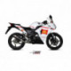MIVV Exhaust HONDA CBR 125 R OVAL Carbon mit Carbon Kappe H.060.L3C