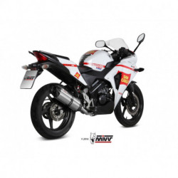 MIVV Exhaust HONDA CBR 125 R SUONO Edelstahl mit Carbon Kappe H.060.L7