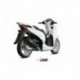 MIVV Exhaust HONDA SH 300 SPEED EDGE Stahl in Schwarz H.063.LRB