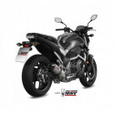 MIVV Exhaust HONDA INTEGRA 750 OVAL Titan mit Carbon Kappe H.065.L4C