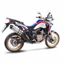 SBK LV ONE EVO HONDA CRF 1000 L AFRICA TWIN ABS INOX SLIP-ON 14191E