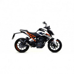 Arrow Endschalldämpfer Thunder Aluminium Schwarz Carbondendkappe KTM DUKE 125 71860AKN