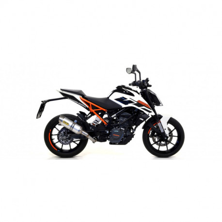 Arrow Endschalldämpfer Thunder Aluminium Edelstahl-Endkappe KTM DUKE 125 71860AO