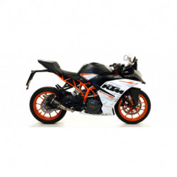 Arrow Endschalldämpfer GP2 Edelstahl Schwarz KTM RC 390 71534GPI