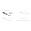 Arrow Endschalldämpfer Racing Thunder Titan mit Carbonendkappe YAMAHA YZ 250 F 75138TK