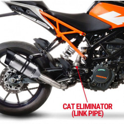SBK COLL.EL.CAT. KTM DUKE 125/RC 125 - DUKE 390/RC 390 compatible with original and LeoVince exhaust N/A 8086