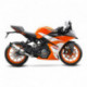 SBK LV ONE EVO KTM DUKE 125/RC 125 - DUKE 390/RC 390 INOX SLIP-ON 14185E