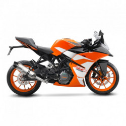 SBK LV ONE EVO KTM DUKE 125/RC 125 - DUKE 390/RC 390 INOX SLIP-ON 14185E