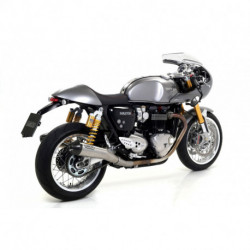 Arrow Pro-Racing Edelstahl mit Carbonendkappe TRIUMPH Thruxton 1200 71851RKI