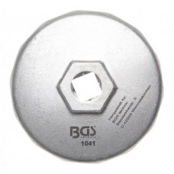 Ölfilterkappe aus Aluminium-Druckguss 74 mm x 14-Kant