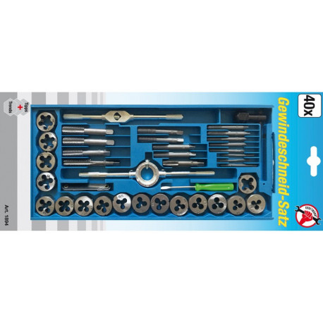 Gewindeschneid-Satz, 40-tlg.