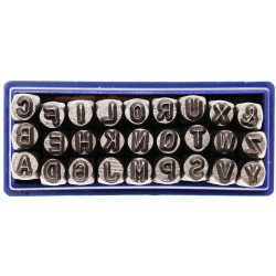 Einschlagbuchstaben, 3 mm