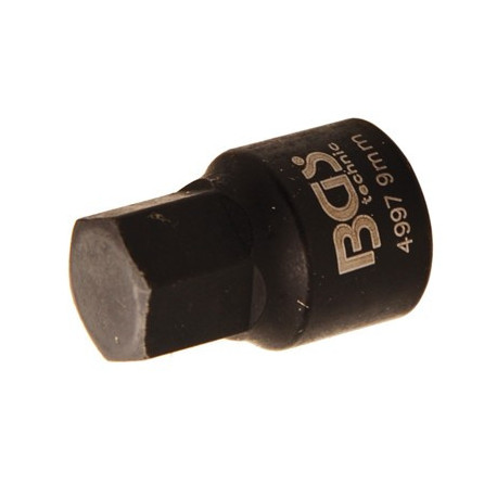 Bremssattel-Einsatz,-Innen-6-Kant, extra kurz, 8 mm