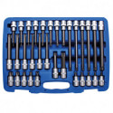 Bit-Einsatz-Sortiment, T-Profil, 12,5 (1/2), 32-tlg.