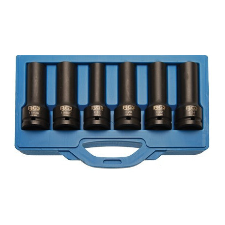 Kraft-Einsatz-Set, E-Profil, 12-Kant, 20 (3/4), 6-tlg.