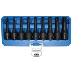 Kraft-Bit-Einsatz-Set T20-T70, 12,5 (1/2), 9-tlg.