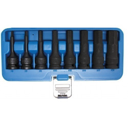 Kraft-Bit-Einsatz-Set, Innen-6-Kant, 12,5 (1/2), 5-19 mm, 8-tlg.