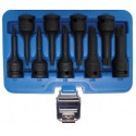 Kraft-Bit-Einsatz-Set, Innenvielzahn M4-16, 12,5 (1/2), 9-tlg.