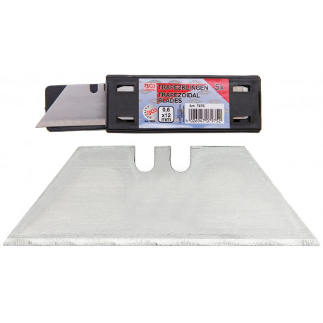 Trapezklingen, 0,6 mmx12 mm, 5-tlg.