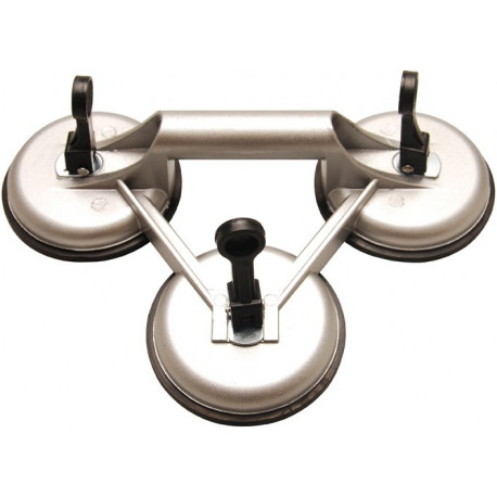 Dreifach-Gummisauger, Aluminium , Ø 115 mm