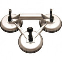 Dreifach-Gummisauger, Aluminium , Ø 115 mm