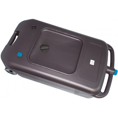 Öl-Auffangkanister mit Ausgießer, 40 Liter, fahrbar