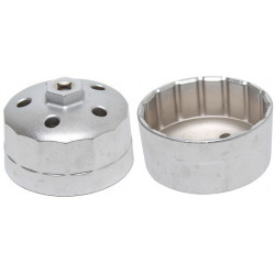 Ölfilterkappe für Land Rover 90,2 mm x 15-Kant