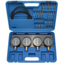 Synchron-Testgerät für Vergaser, 0-14 PSI, 25-tlg.