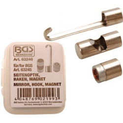 Spiegeloptik, Haken, Magnet, passend für BGS 63245